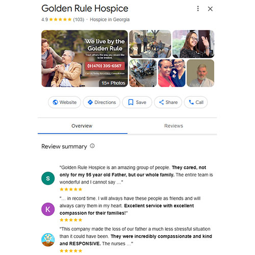 Reviews and reputation marketing in San Diego