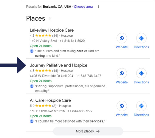 Hospice Care Marketing SEO services